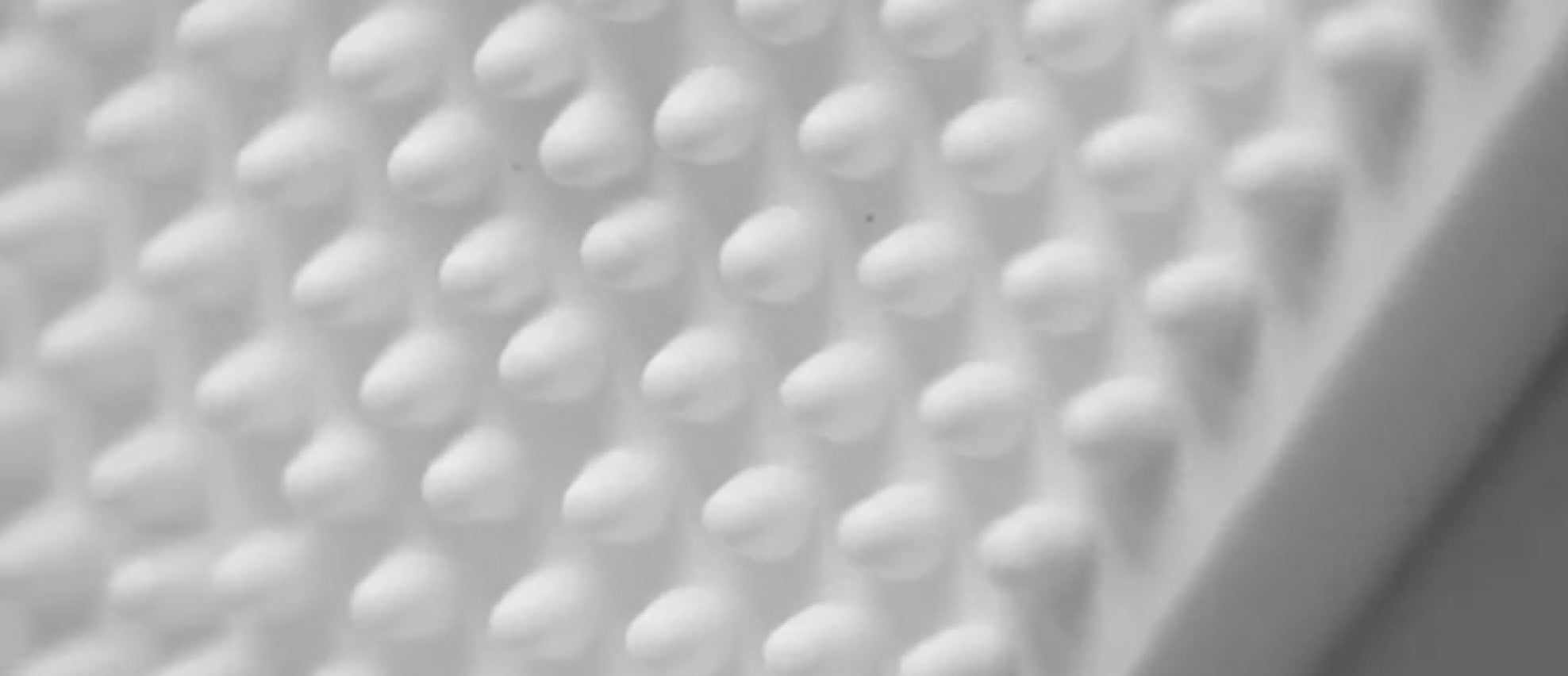 Close-up of the Noppe massage surface