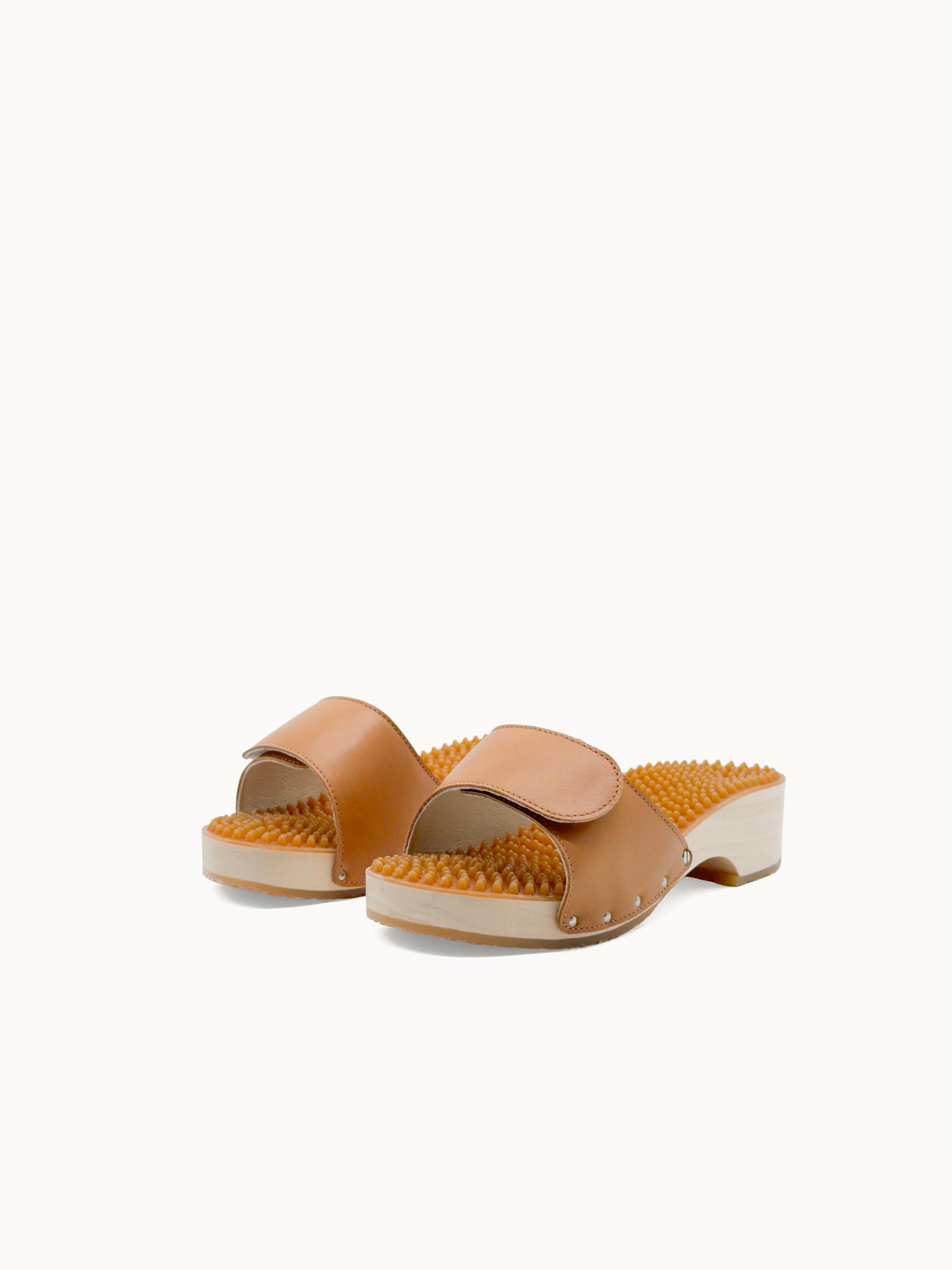 Noppe 78 Absatz Natur Klett Caramel