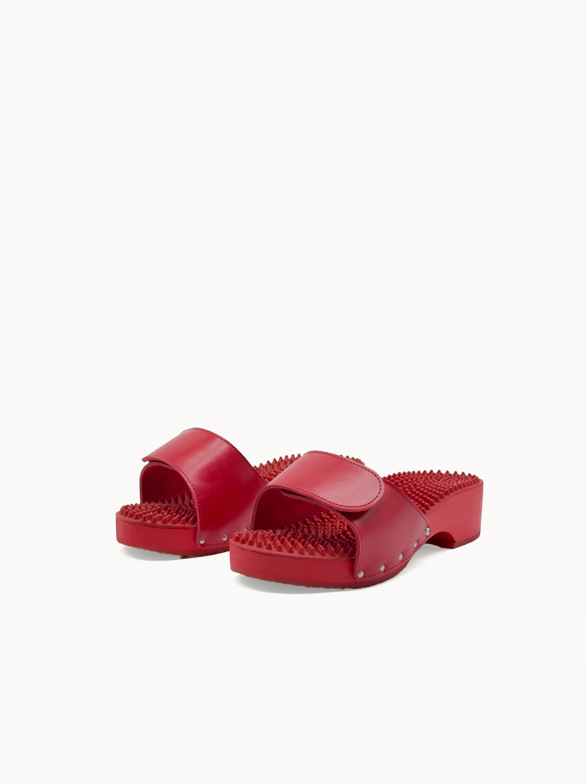 Noppe 78 Absatz Mono Klett Rot