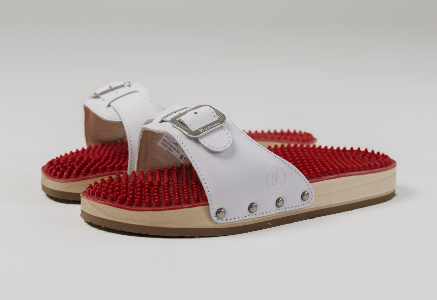 Noppen-Sandal white