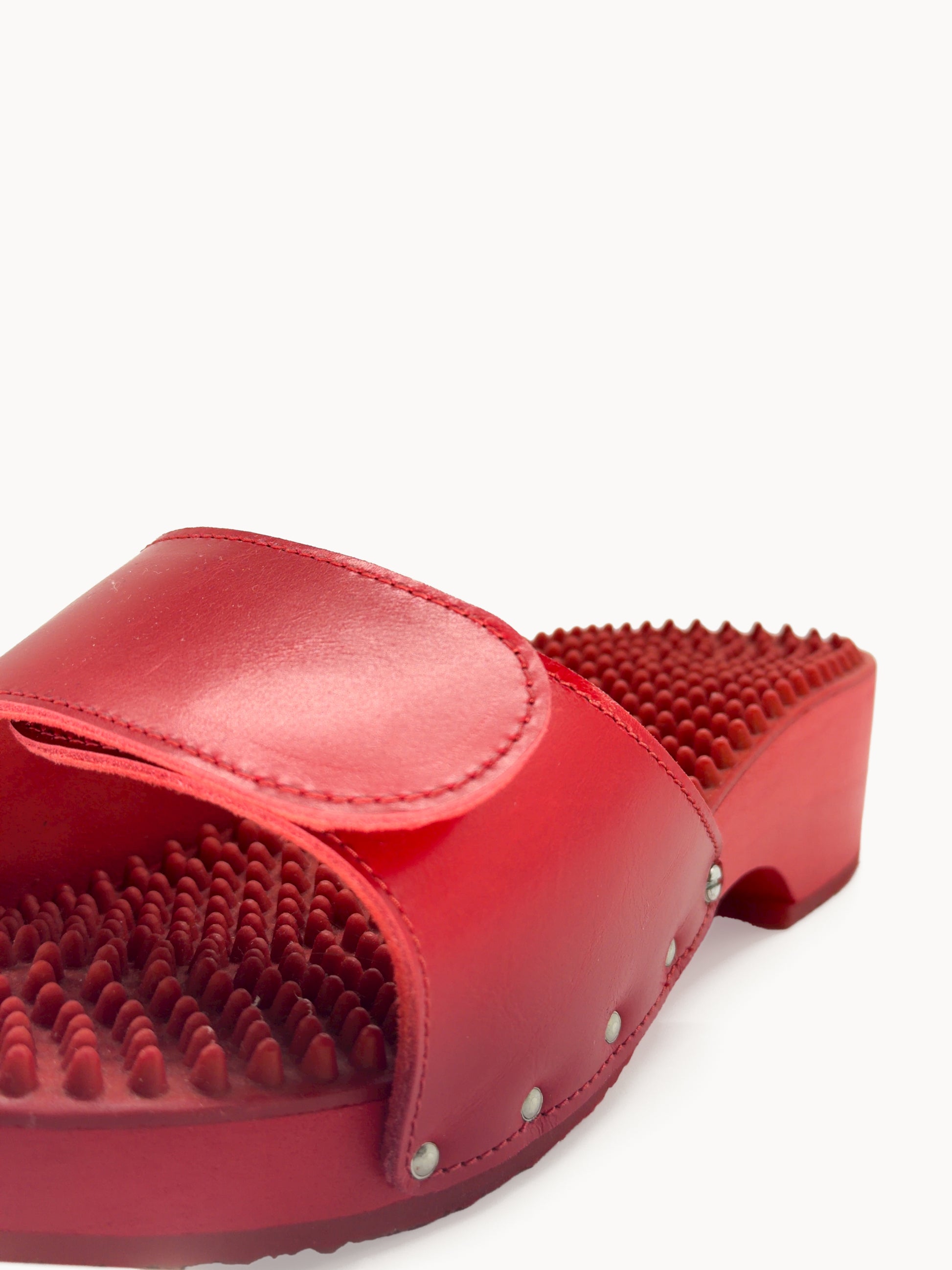 Noppe 78 Absatz Mono Klett Rot