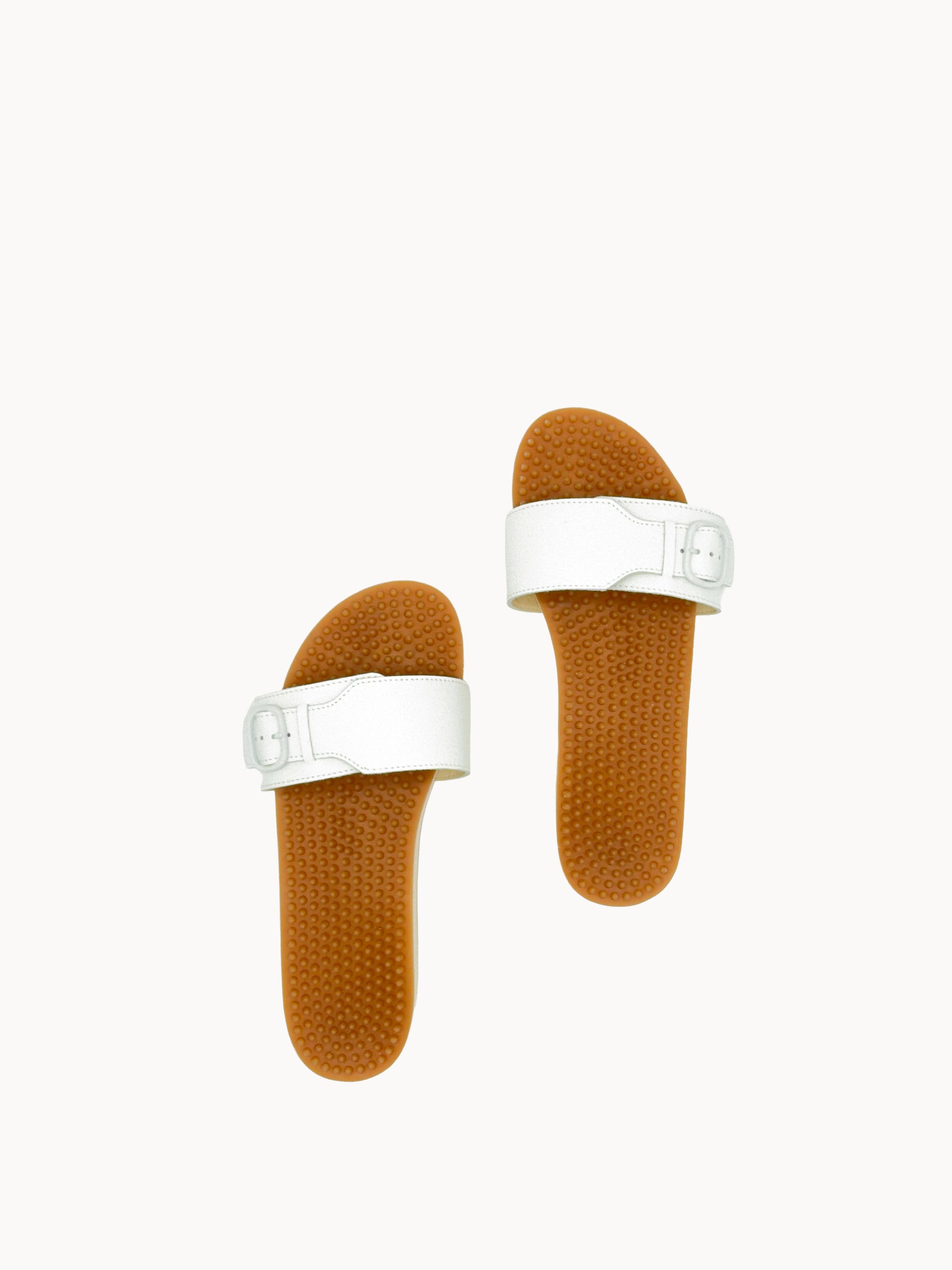 Noppe 78 Natur Duo Weiß/Caramel