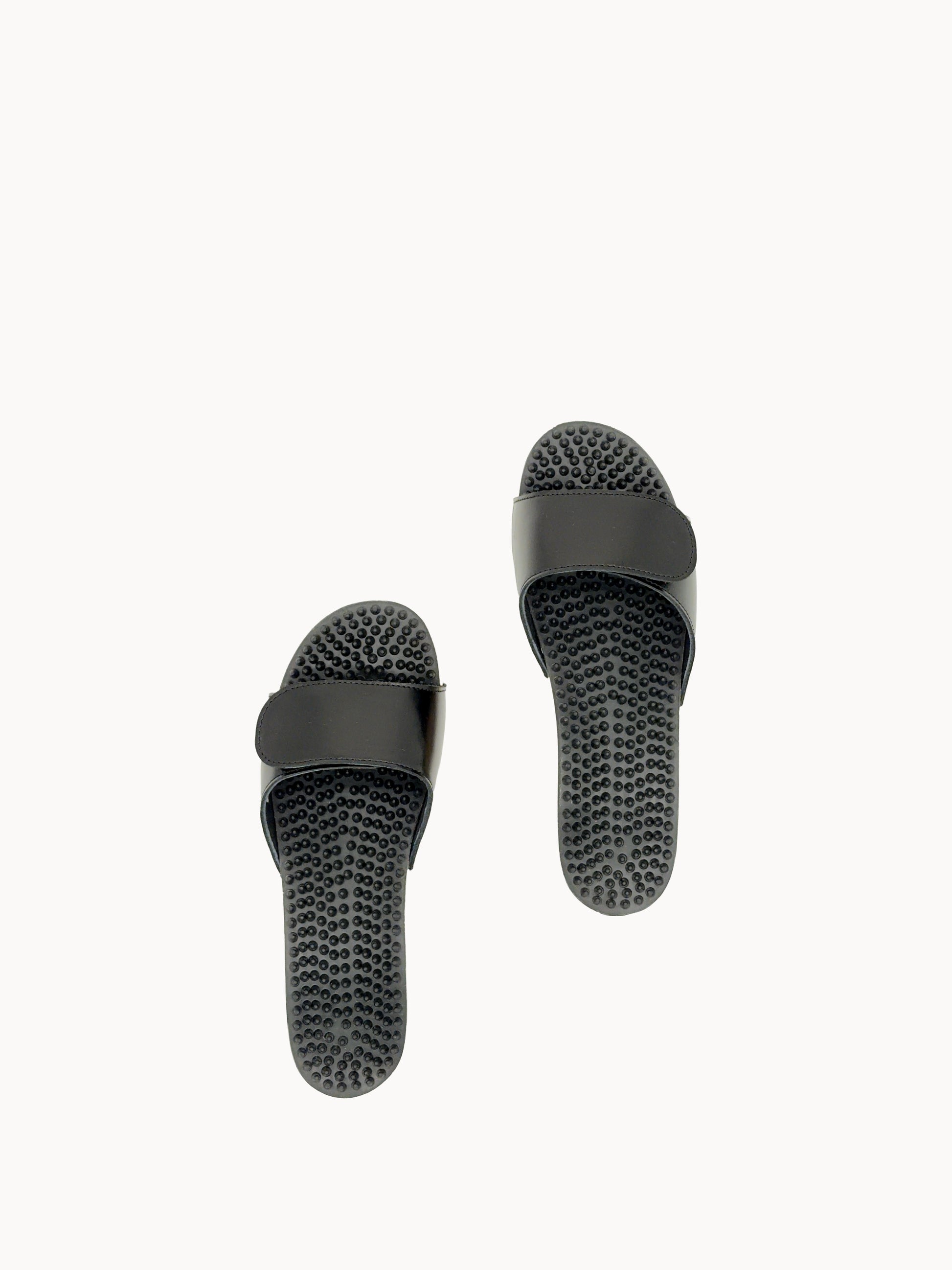 Noppe 78 Absatz Natur Klett Schwarz