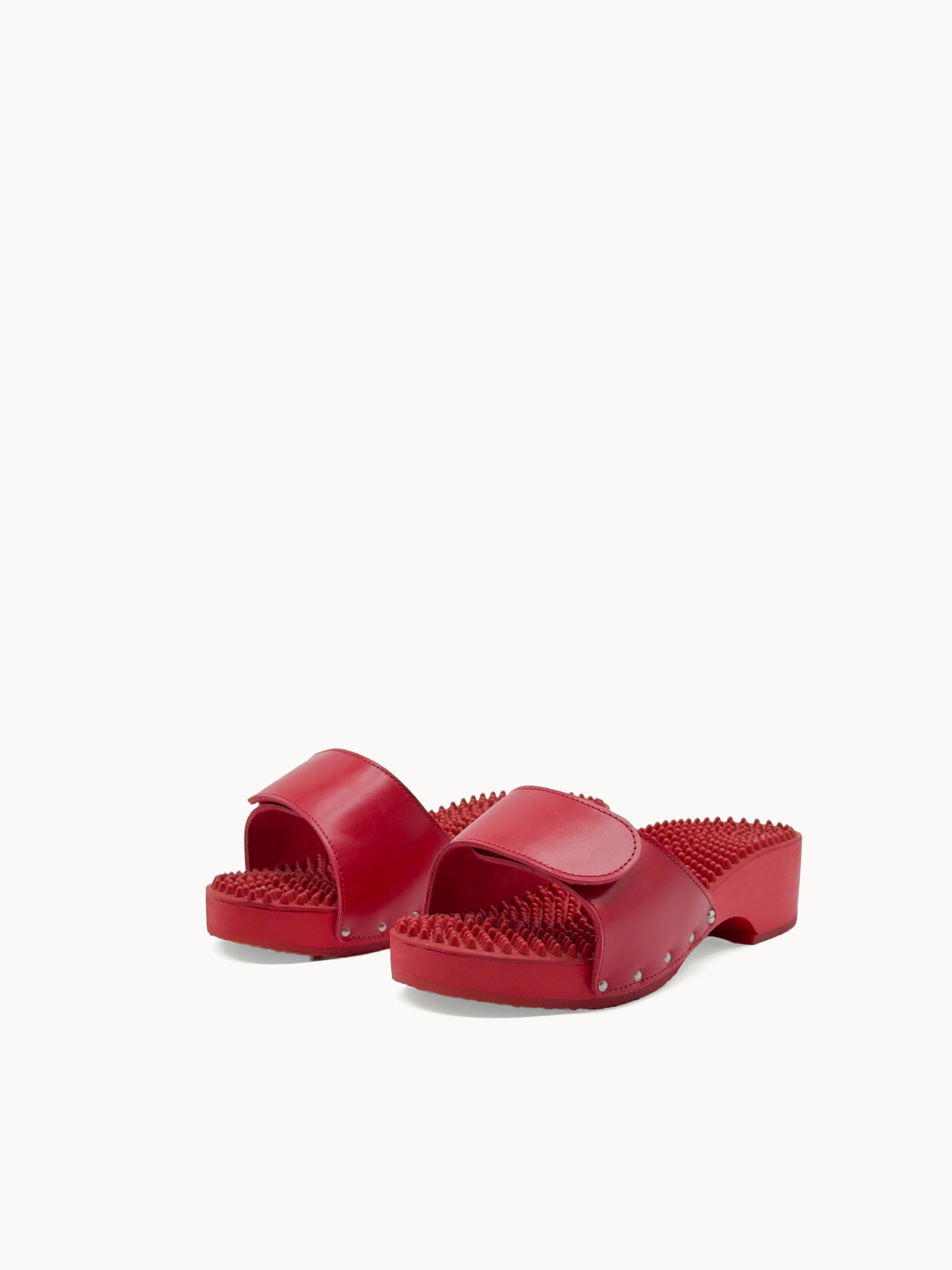 Noppe 78 Absatz Mono Klett Rot