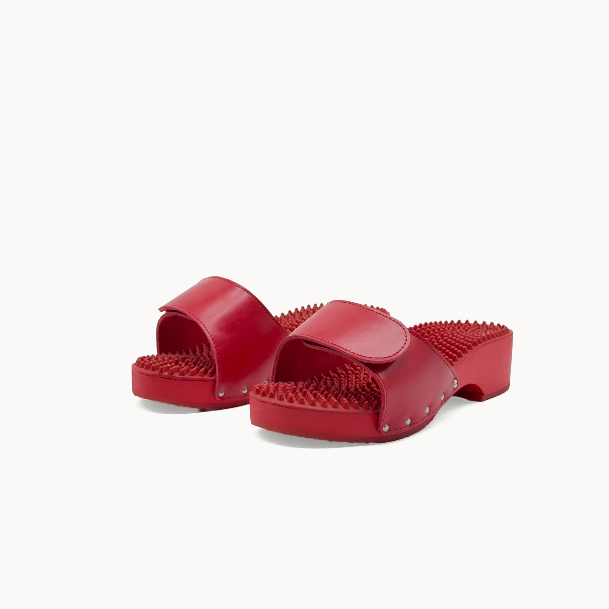 Noppe 78 Absatz Mono Klett Rot