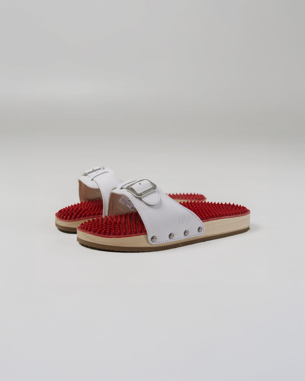 Noppen-Sandal white