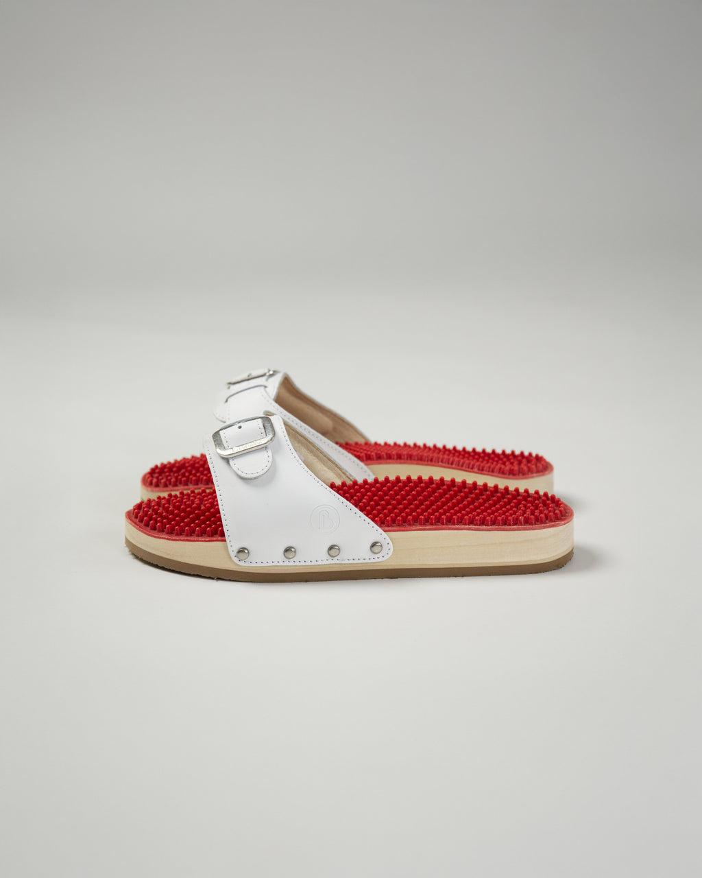 Noppen-Sandal white
