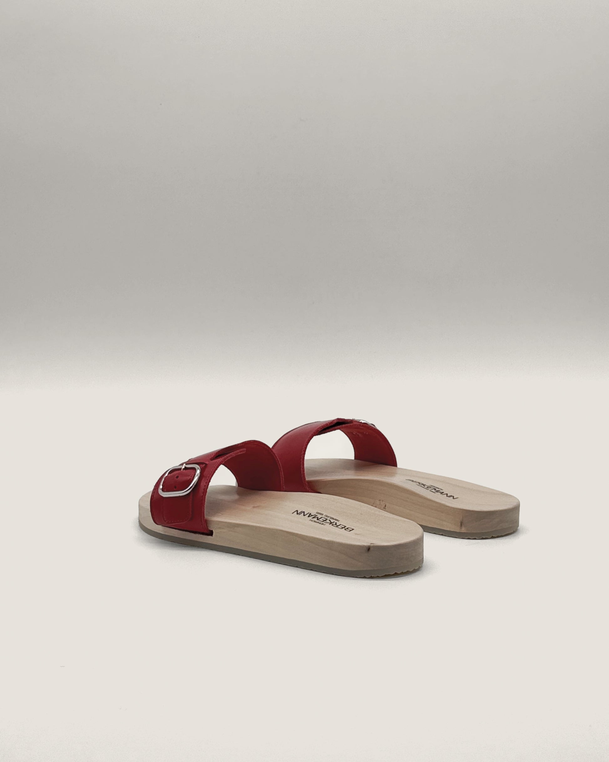 Sandale 57 Natur Rot