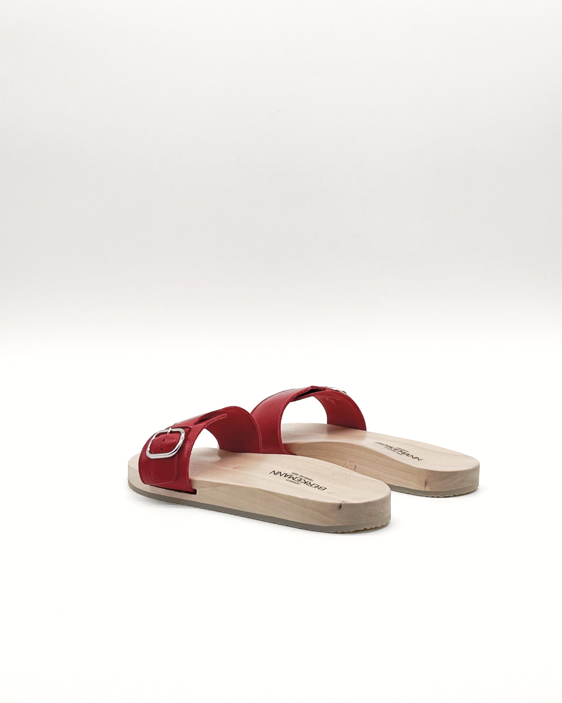 Sandale 57 Natur Rot