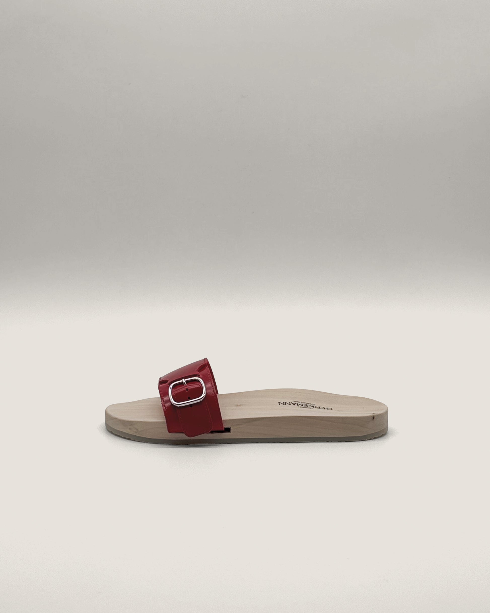 Sandale 57 Natur Rot