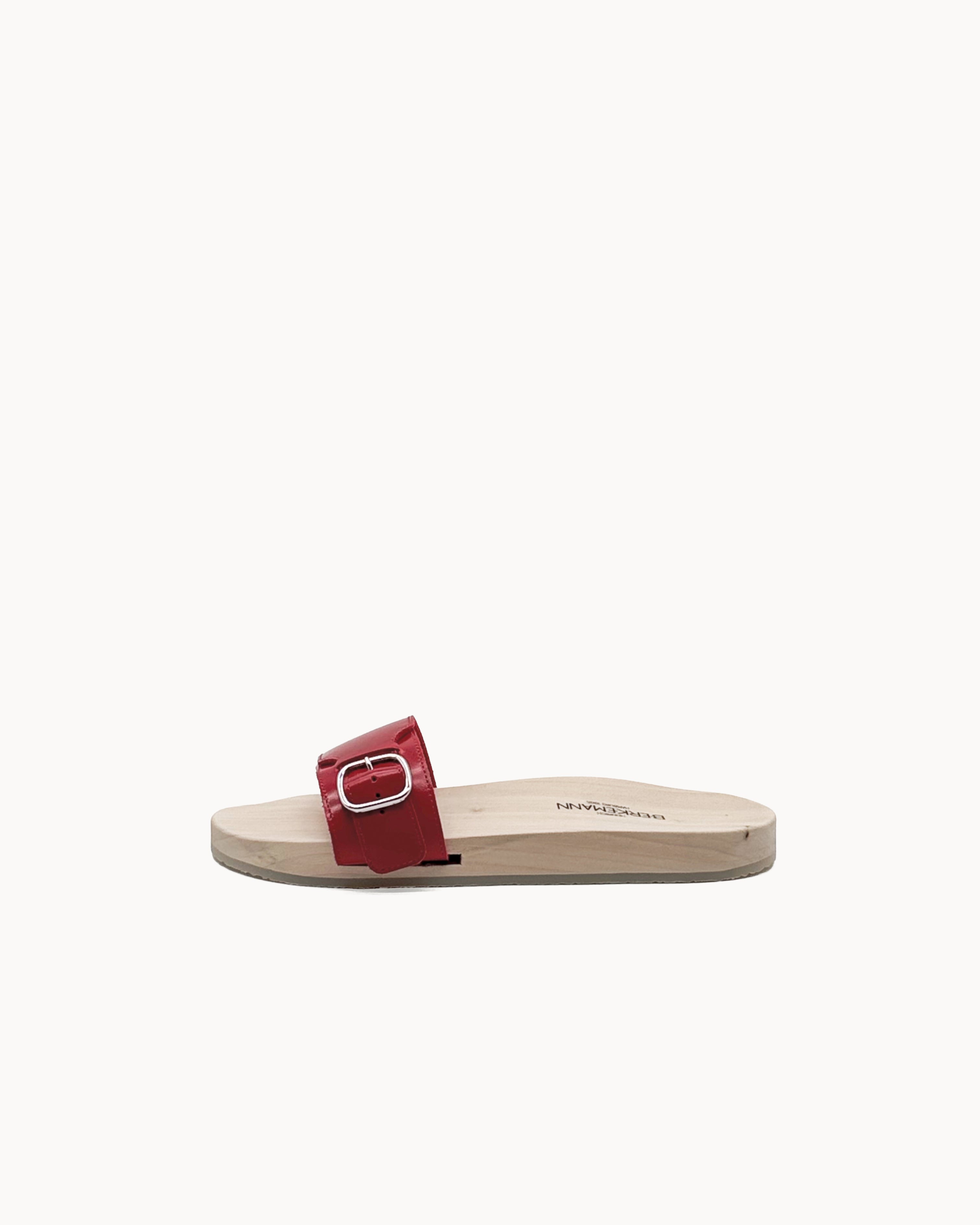 Sandale 57 Natur Rot