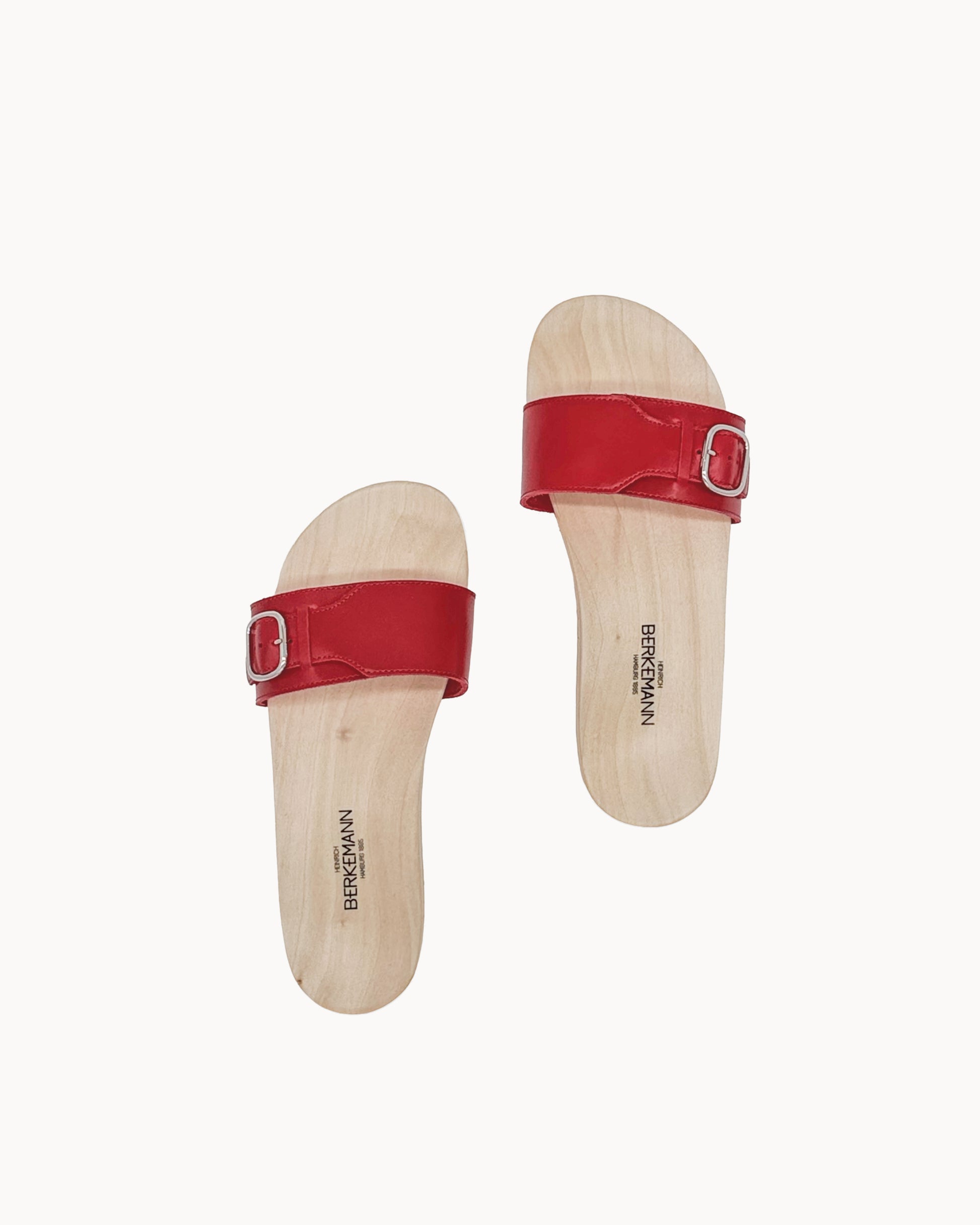 Sandale 57 Natur Rot