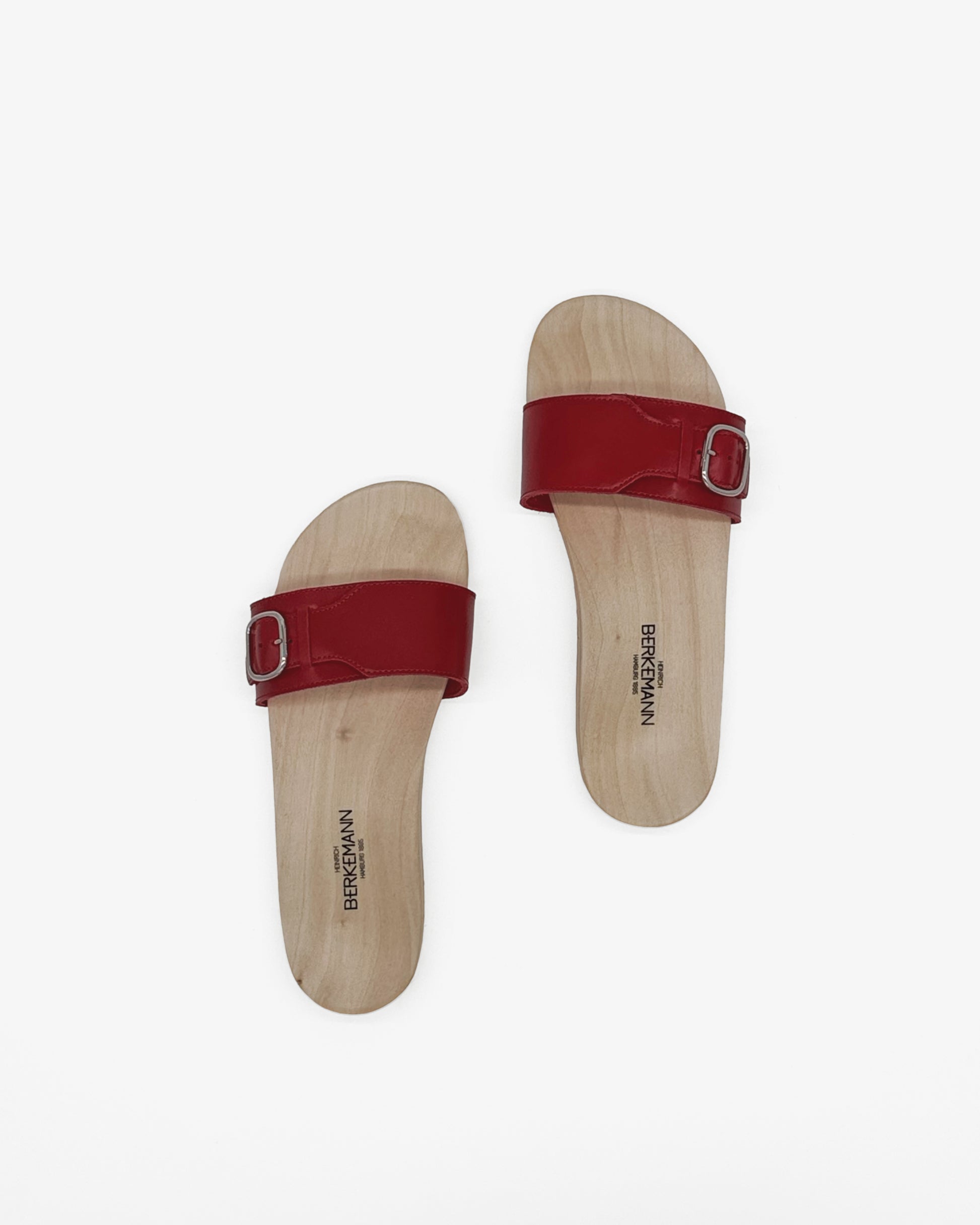 Sandale 57 Natur Rot