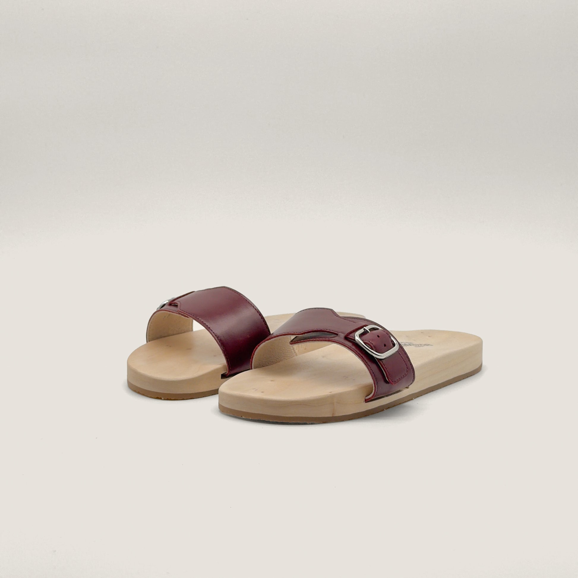 Sandale 57 Natur Bordeaux
