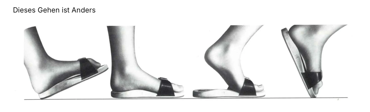Historical illustration of the natural rolling movement